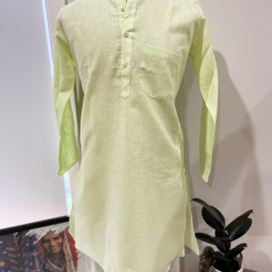 Cotton Kurta Light Green