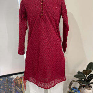 Lucknowi Chikankari Embroidery