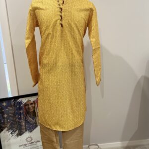 SILK KURTA YELLOW