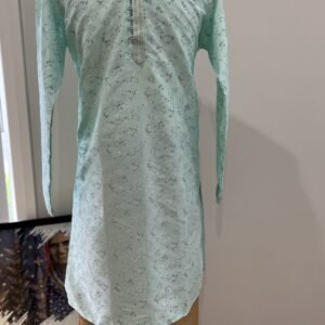 SILK KURTA SEA BLUE