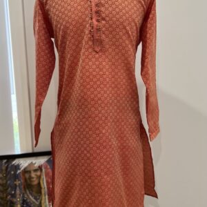 SILK KURTA RUST