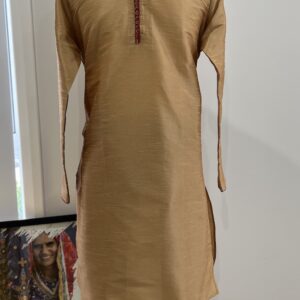 SILK KURTA GOLDEN