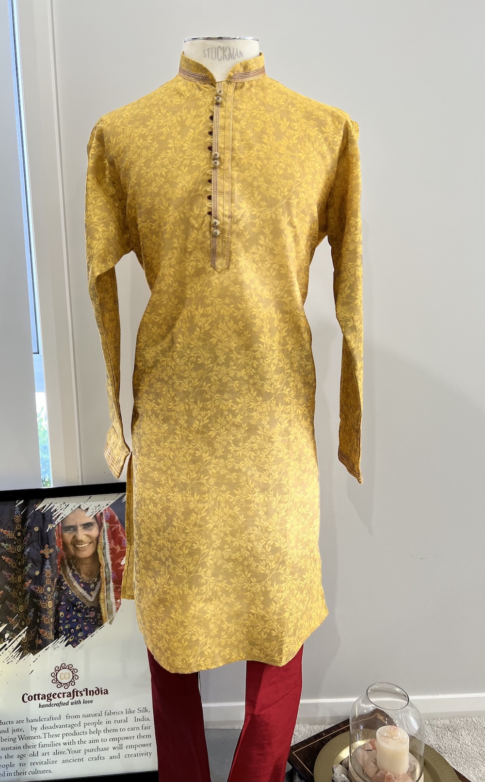 SILK KURTA MUSTARD