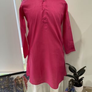 COTTON KURTA MAGENTA