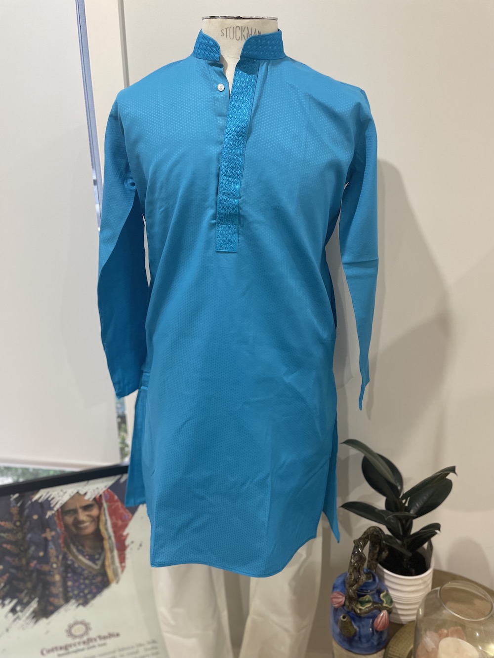 COTTON KURTA BLUE
