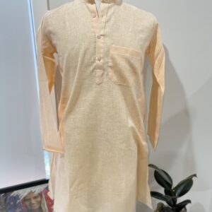 COTTON KURTA LIGHT PEACH