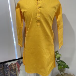 COTTON KURTA YELLOW