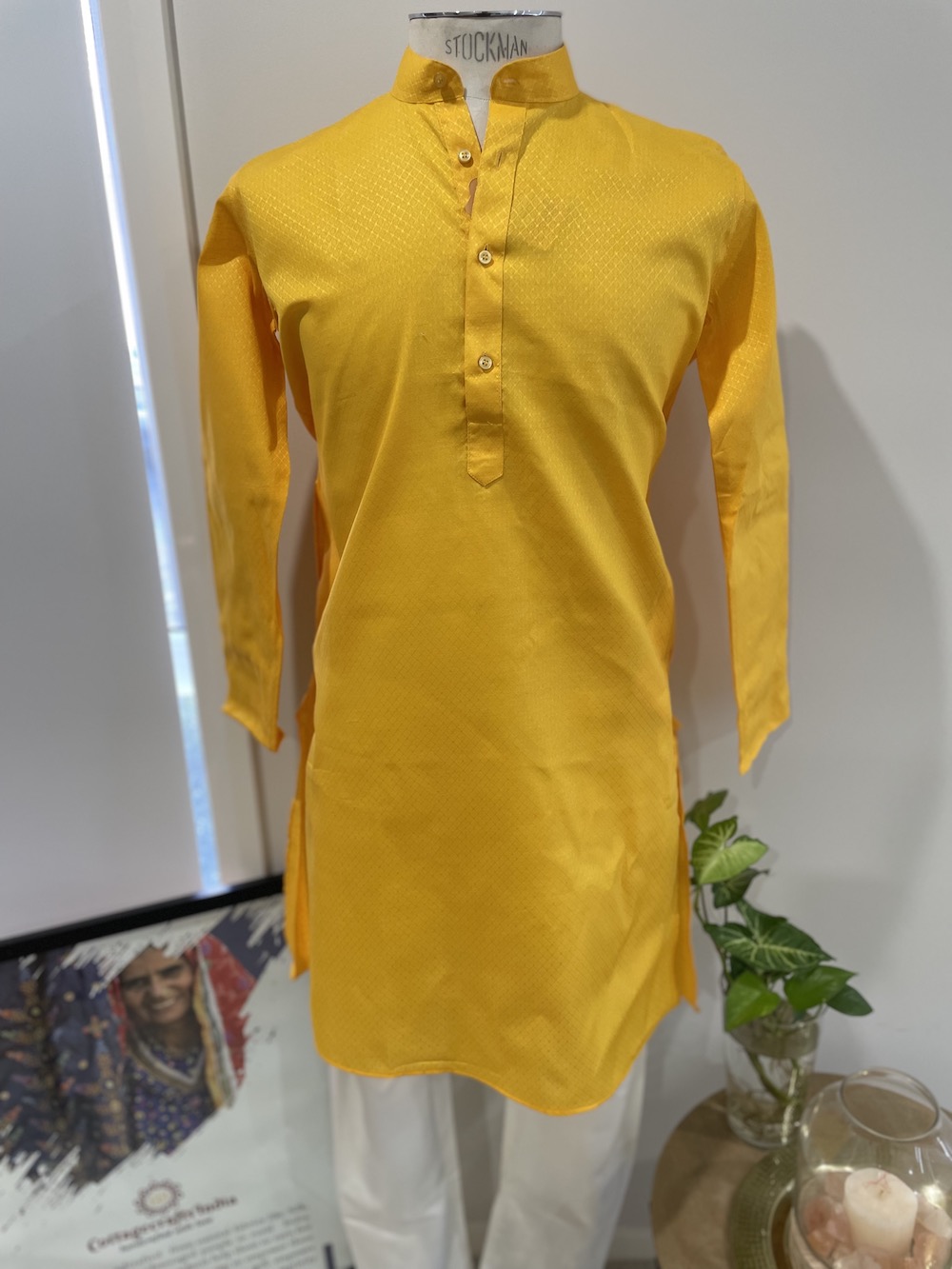 COTTON KURTA YELLOW