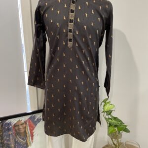 COTTON KURTA BROWN