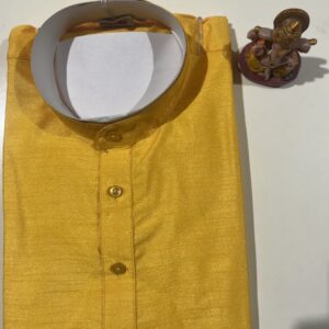 SILK KURTA YELLOW