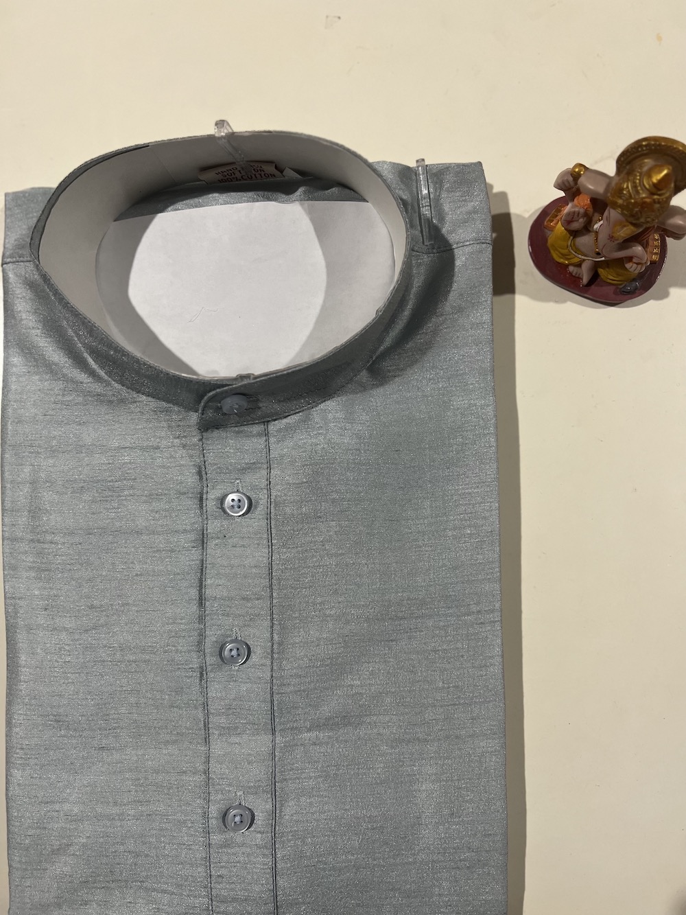SILK KURTA GREY