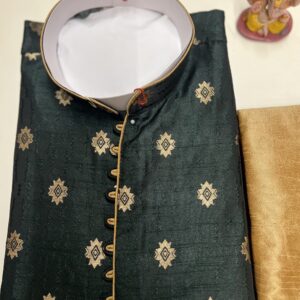 SILK KURTA GREEN