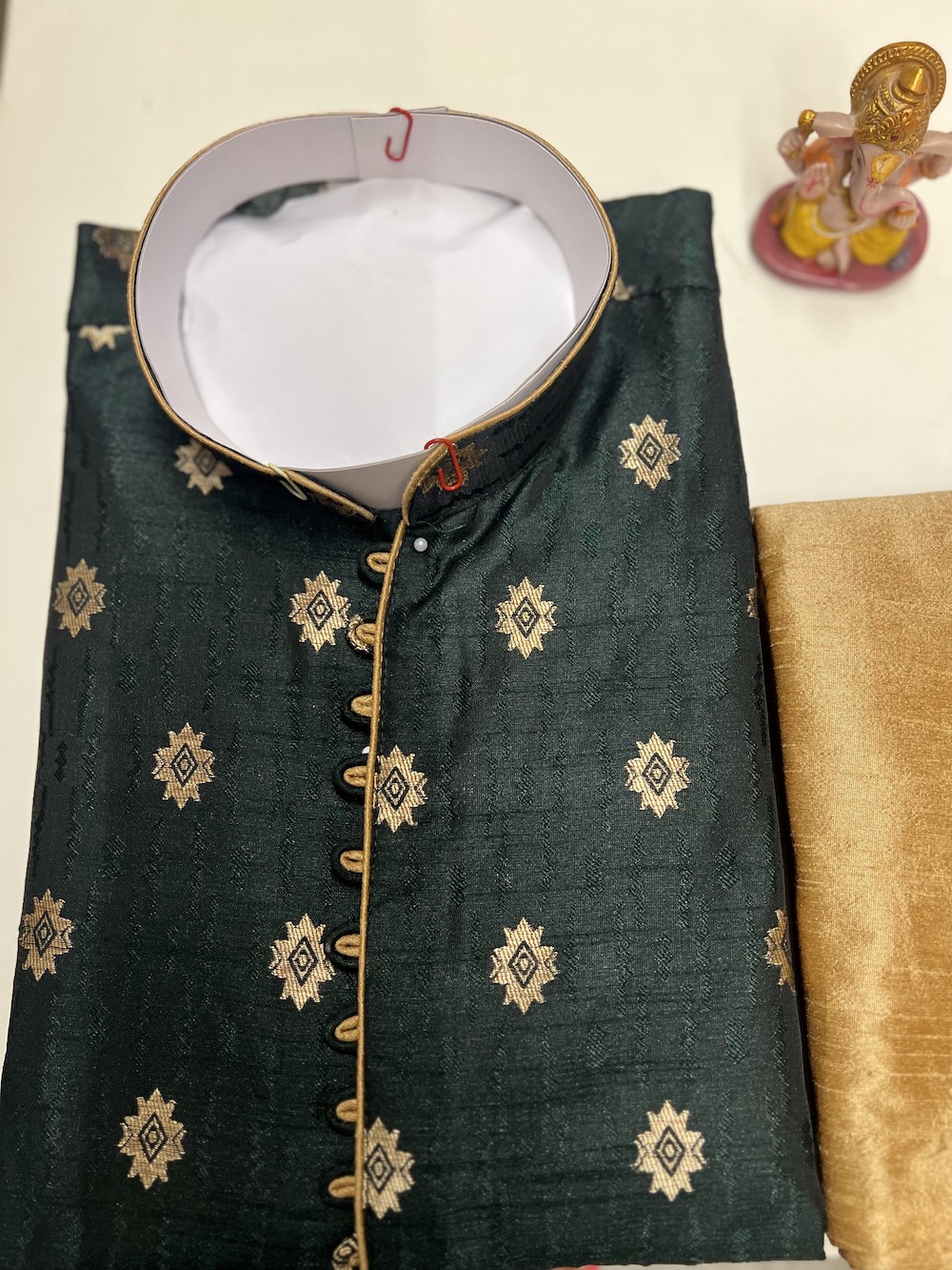 SILK KURTA GREEN