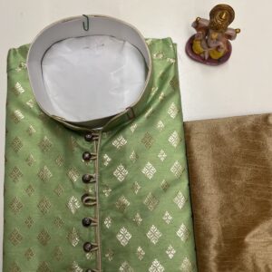 SILK KURTA GREEN