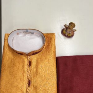 SILK KURTA MUSTARD