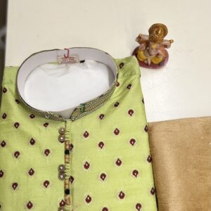 SILK KURTA GREEN