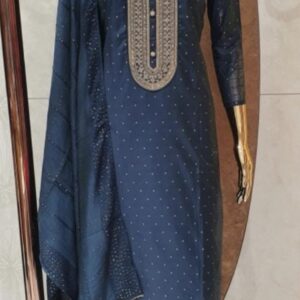 MUSLIN SILK  BLUE