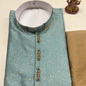SILK KURTA SKY BLUE