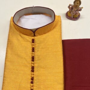 SILK KURTA YELLOW