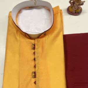 SILK KURTA YELLOW