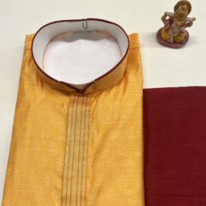 SILK KURTA YELLOW