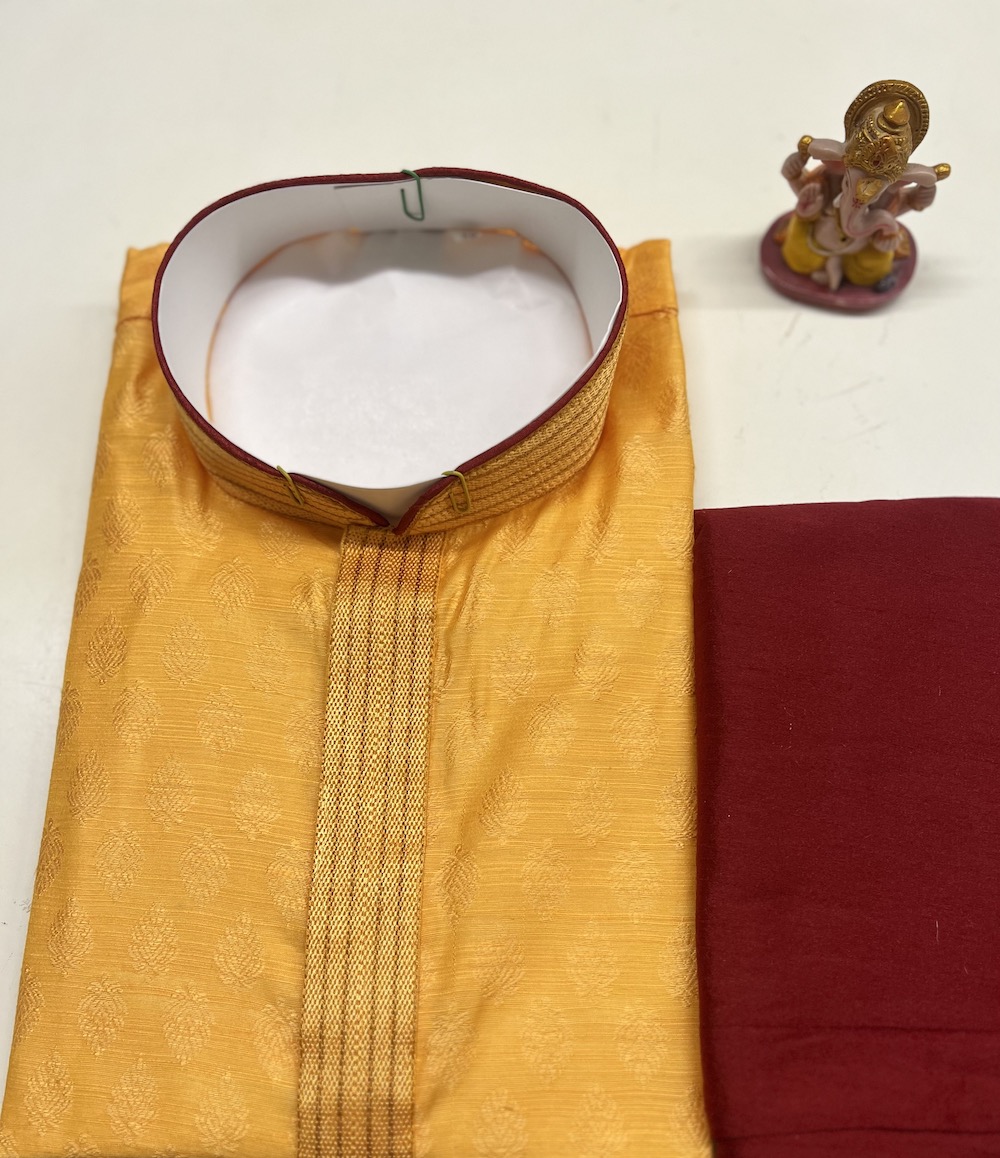 SILK KURTA YELLOW