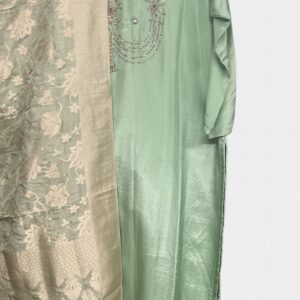 MUSLIN SILK LIGHT GREEN