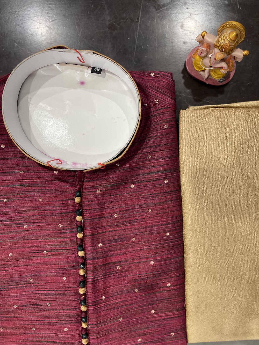 SILK KURTA MAROON
