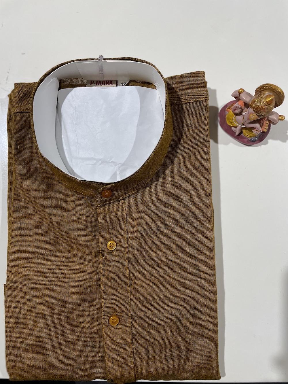 COTTON KURTA BROWN