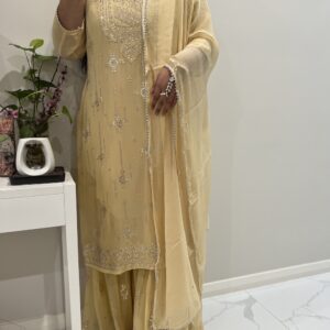 CHIFFON SUITS CREAMISH GOLD