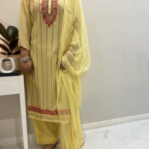 CHIFFON SUITS YELLOW