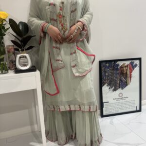 CHIFFON SUITS LIGHT GREEN