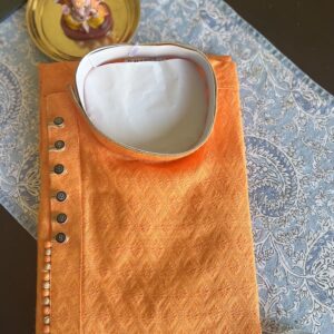 SILK KURTA ORANGE