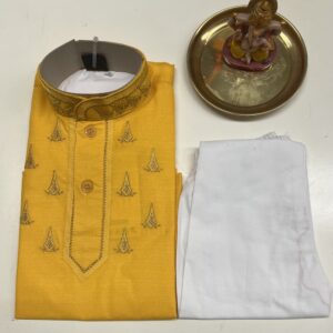 KIDS KURTA PYJAMA SETS YELLOW
