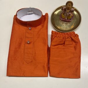 KIDS KURTA PYJAMA SETS ORANGE