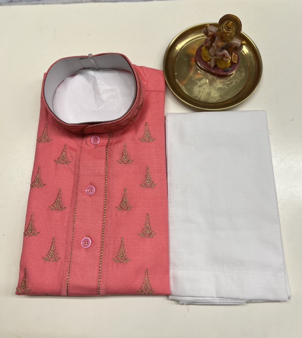 KIDS KURTA PYJAMA SETS PINK