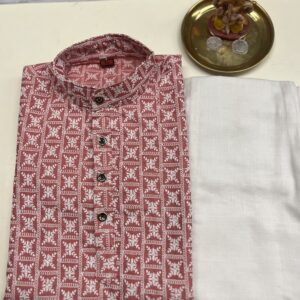 KIDS KURTA PYJAMA SETS PINK