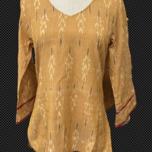 COTTON KURTI MARIGOLD YELLOW