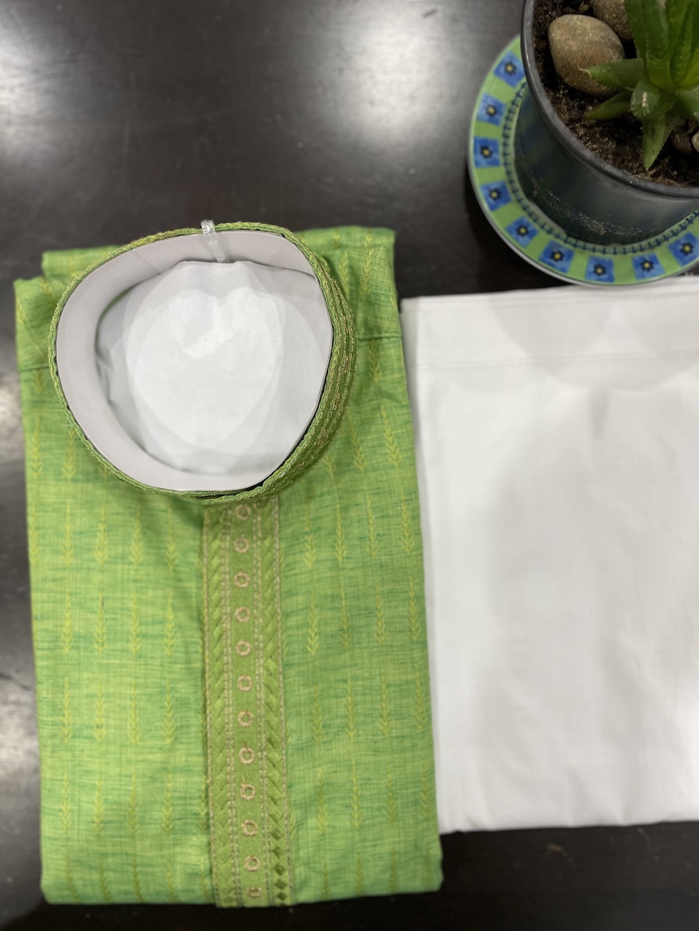 KIDS KURTA PYJAMA SETS GREEN