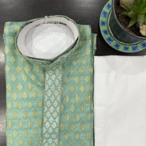 KIDS KURTA PYJAMA SETS LIME GREEN