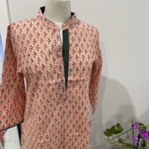 COTTON KURTI PEACH