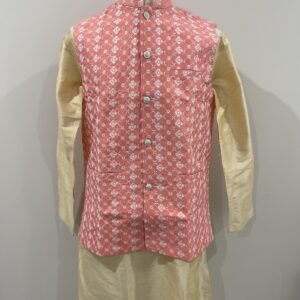 KURTA PYJAMA WITH WAISTCOST PINK