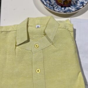 KHADI COTTON KURTA PYJAMA LIME