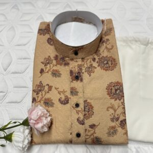 COTTON KURTA PYJAMA BEIGE